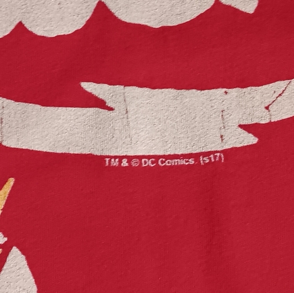 The Flash vintage logo t shirt dc comics copyright batman superman dark knight - Picture 4 of 7